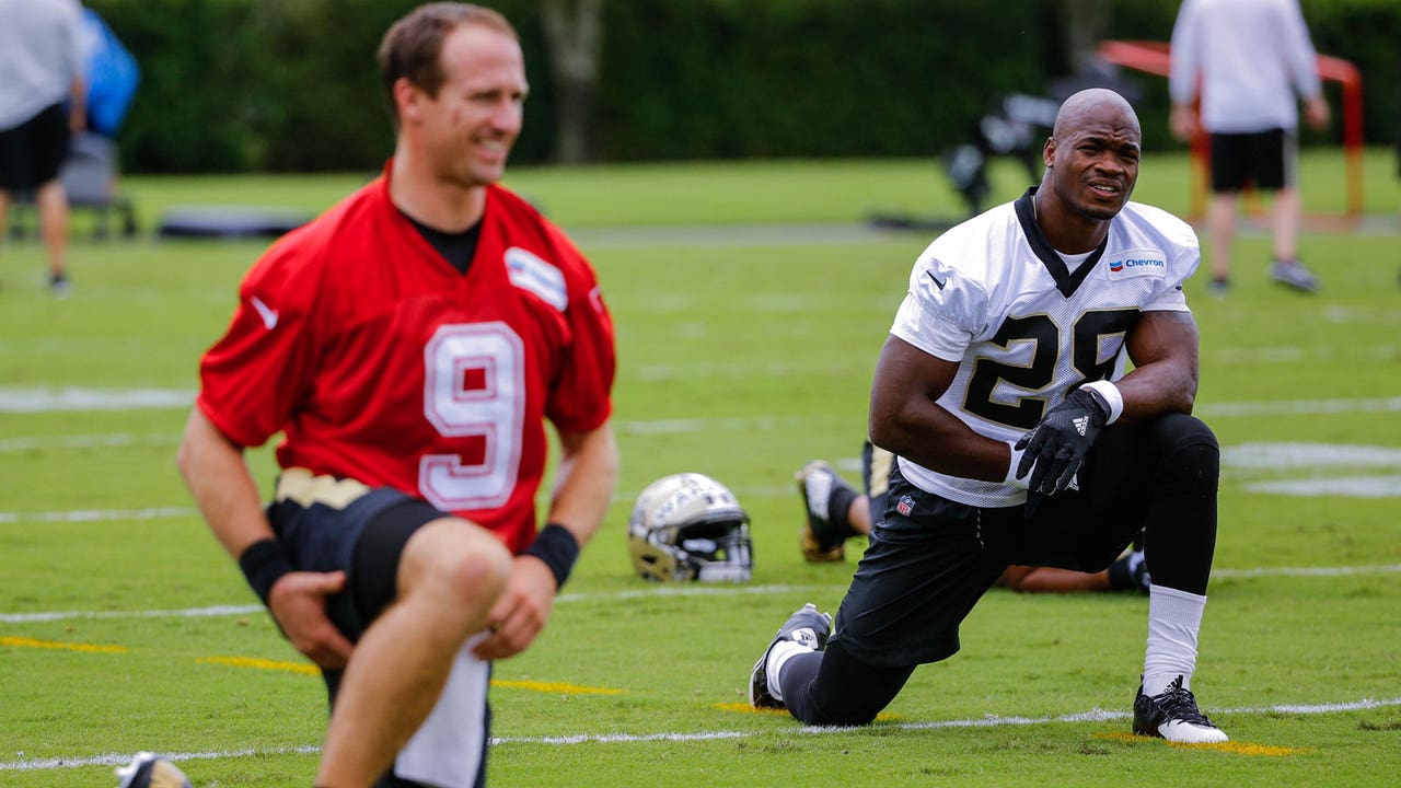 Saints' Peterson laughs off critics of his catching ability